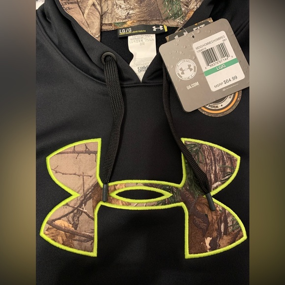 UNDER ARMOR MENS LARGE HOODIE - Picture 3 of 4